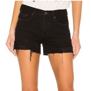 Free People Black Sofia Short